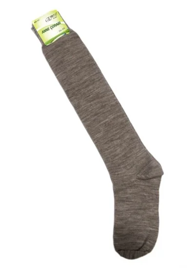 Emre Womens Beige Color Knee Socks for Moms 217