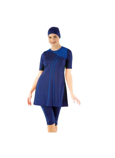 Estiva Womens Half Sleeve Legging Swimsuit 1832
