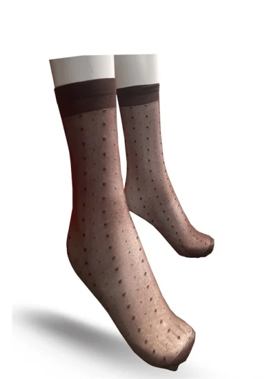 Flavour Womens Polka Dot Ankle Socks