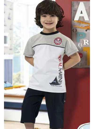 Hmd Erkek Çocuk Kısa Kollu Pijama Takımı 5192