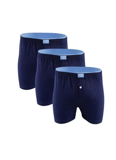 Huma One Mens Towel Waist Plain Boxer 2174 3 Piece