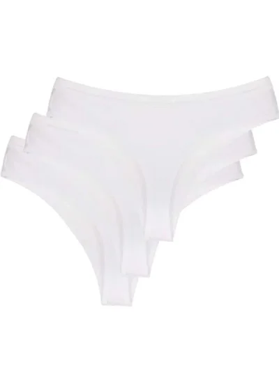 Huma One Womens Ribbed Thong 3044 3 Pieces