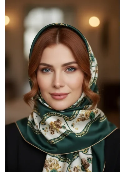 Mısırlı Polyester Eşarp Desen 4