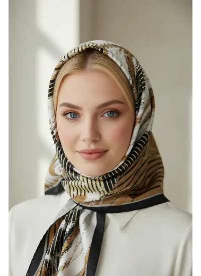 Mısırlı Polyester Eşarp Desen 6