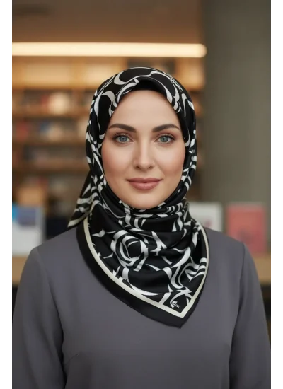 Mısırlı Polyester Eşarp Desen 9