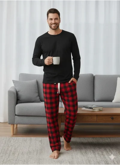 pijalüx tek alt ekose pijama