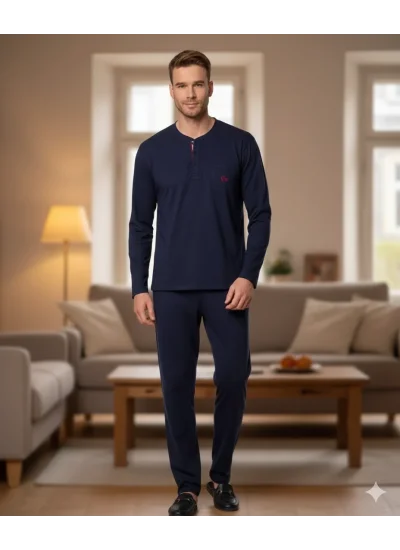 Pijalux Long Sleeve Mens Pajamas 2053