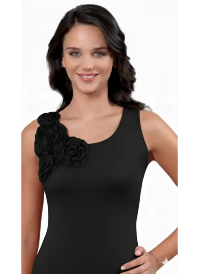 Şahinler Lady Patterned Tank Top B318