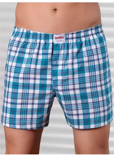 Şahinler Erkek Ekose Boxer Desenli E090