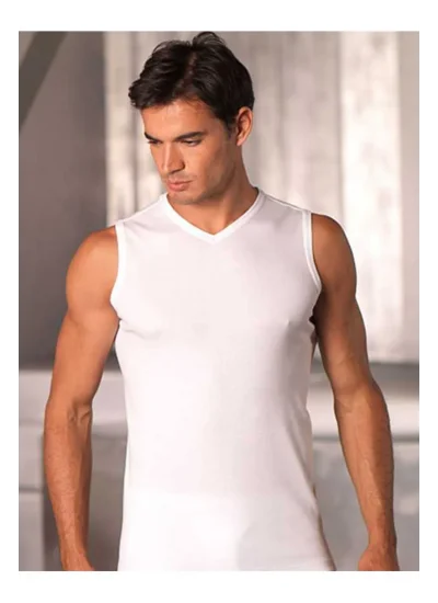 Falcons Mens Sleeveless V-Neck Ribbed Tank Top E033
