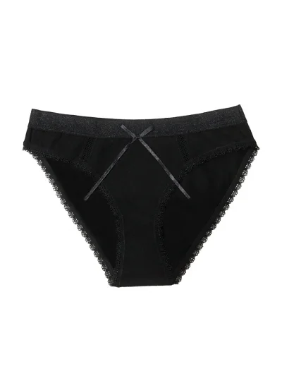 Şahinler Kadın Fiyonklu Fileli Bikini Külot B313