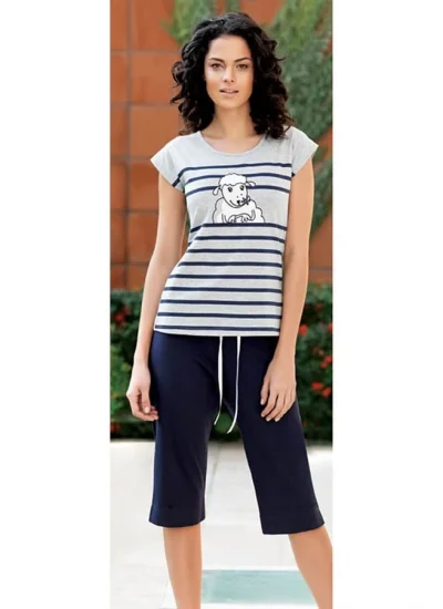 Şahinler Kadın Yazlık Baskılı Pijama 21511