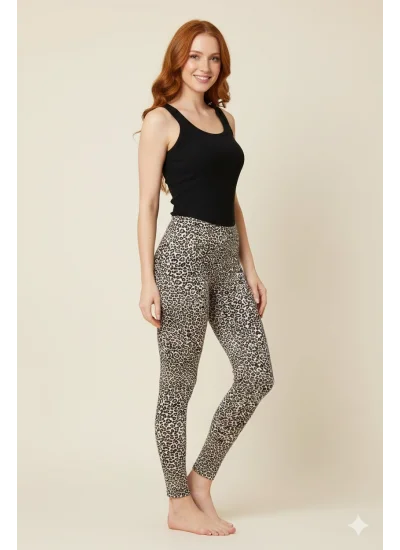 Şahinler Long Loepar Tights B301
