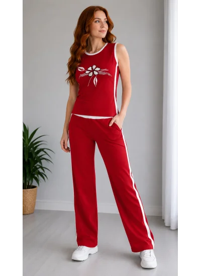 Senfoni Bayan Kolsuz Pijama Takımı 5214