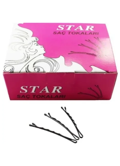 Star 200 Pieces Black Hair Pins Preferred by Hairdressers