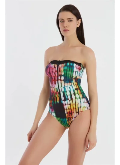 Sunset Strapless Swimsuit