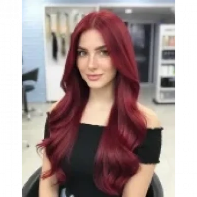 Akos Strawberry Red Hair Dye 7.52 4 Pieces + 4 Pieces Oxidant