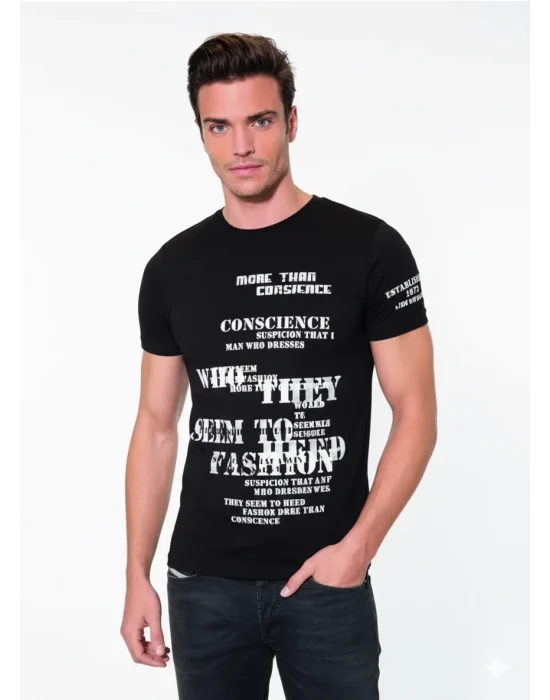 046 PRINTED MENS T-SHIRT