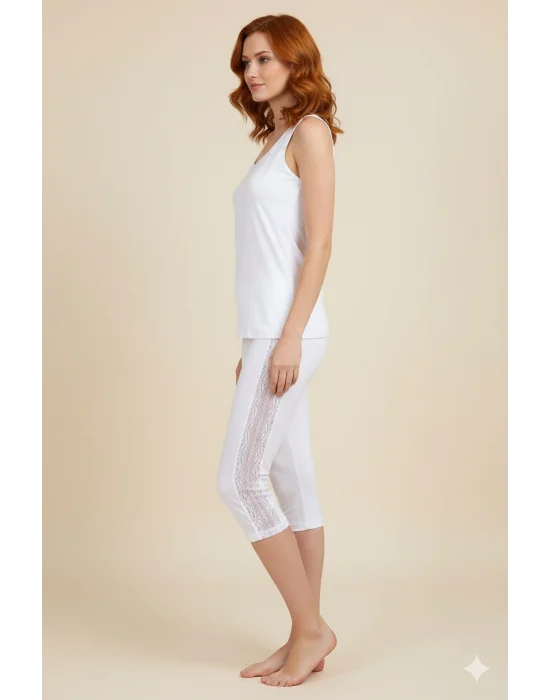 Şahinler Kadın Yanı Dantelli Tayt B890