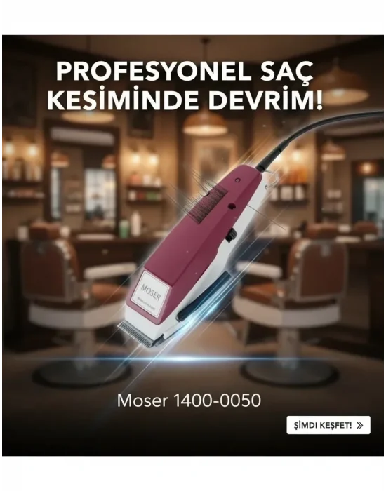 Moser 1400-0050 Profesyonel Saç Kesme Makinası