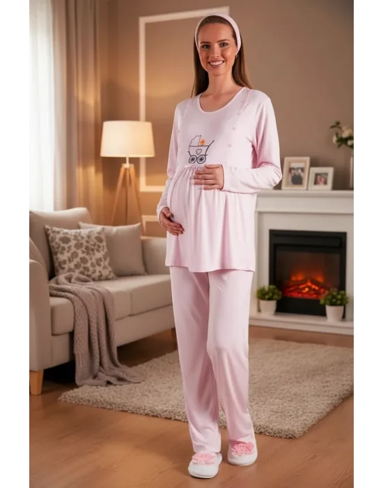 Estiva Micro Viscon Maternity Pajama Set 17374