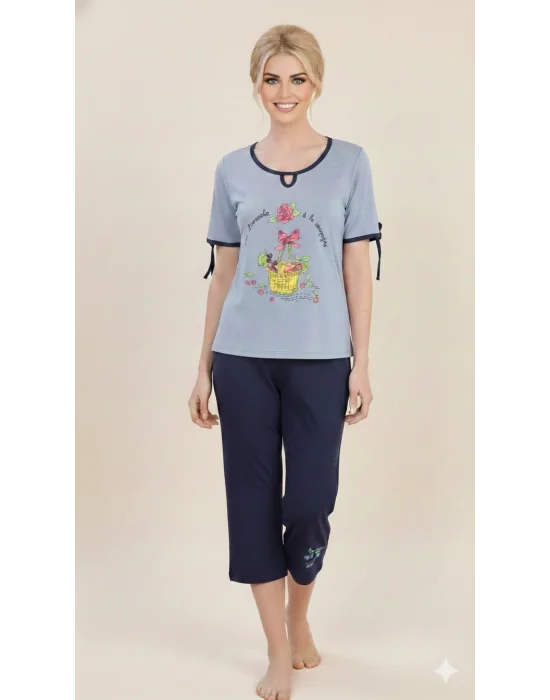 Berrak Kadın Kapri Pijama Takımı 2655