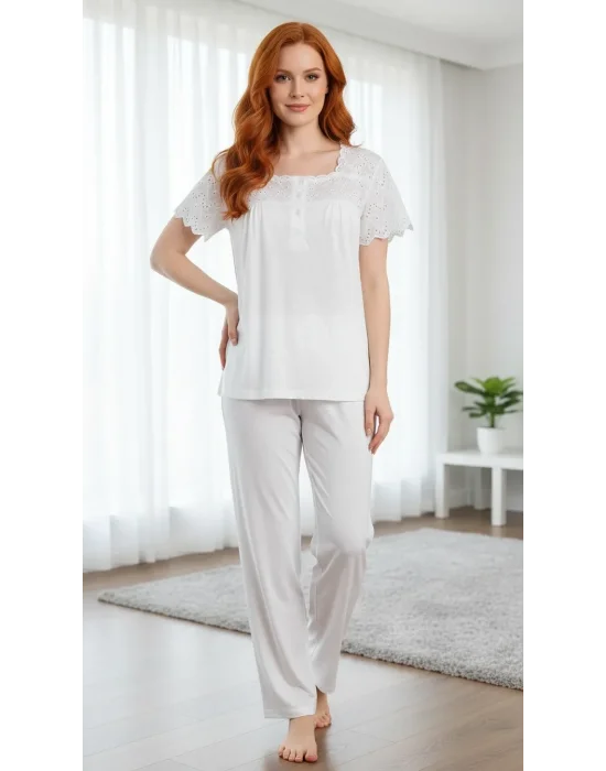 Limissi Kadın Aplike Pijama Takımı 23201