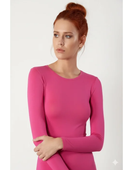 Şahinler Uzun Kollu Bisiklet Yaka Body B193