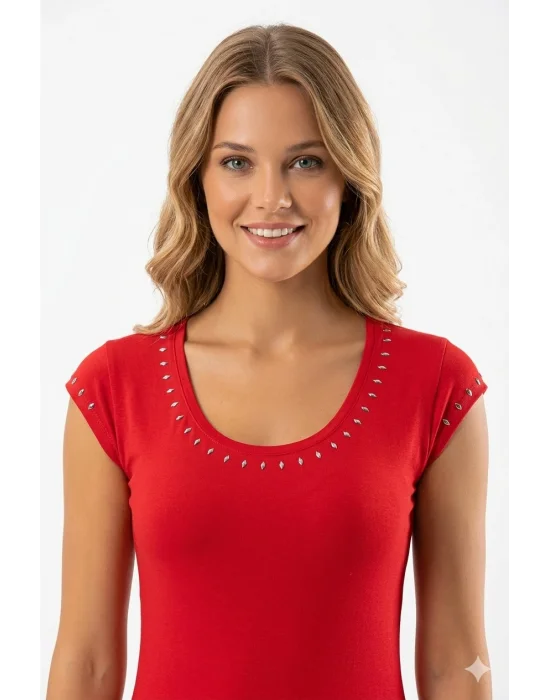 Şahinler Taş Başkılı Bluz B304