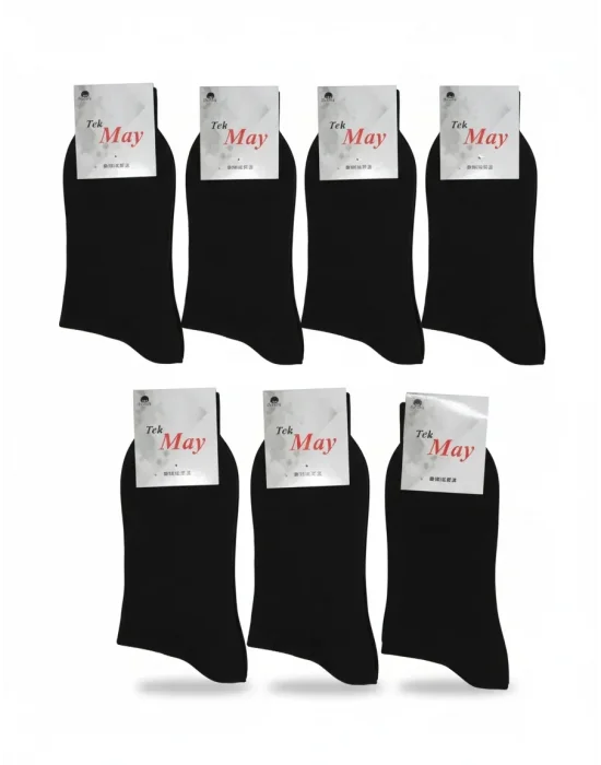 Ucuz Erkek Çorabı Siyah 6 Adet
