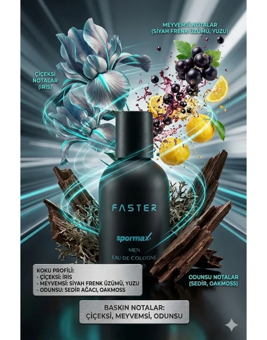 Spormax Faster Edc Erkek Parfüm 100 Ml