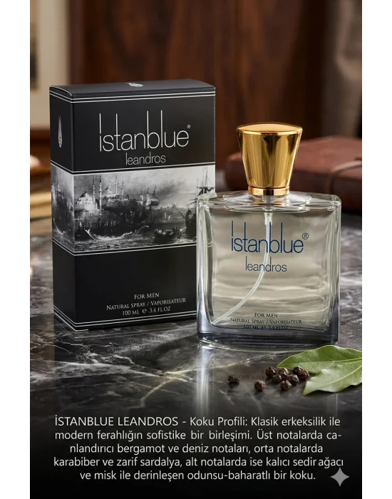 İstanblue EDT Leandros Koku 100 Ml Erkek Parfüm