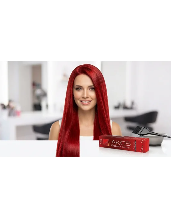 Akos Saç Boyası Ateş Kızılı 7.66