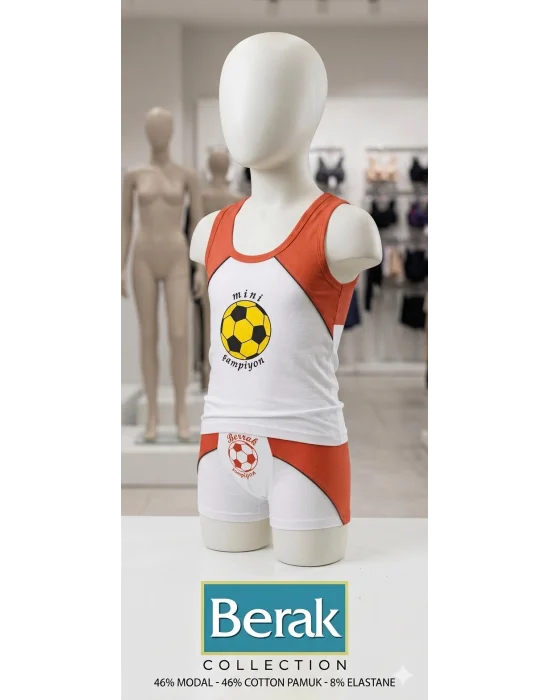 Berrak Baskılı Çocuk Takımı Elastan 1513