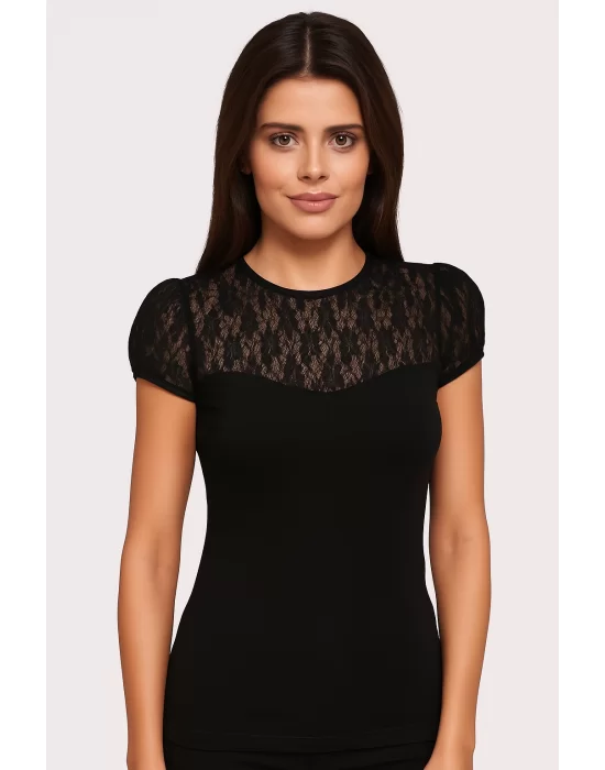 8017 WOMENS BICYCLE COLLAR SHORT SLEEVE ELASTANE