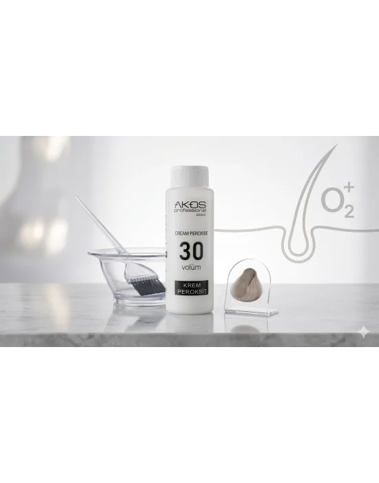 Akos Krem Peroksit 30 Volüm %9 60ML-10 Adet