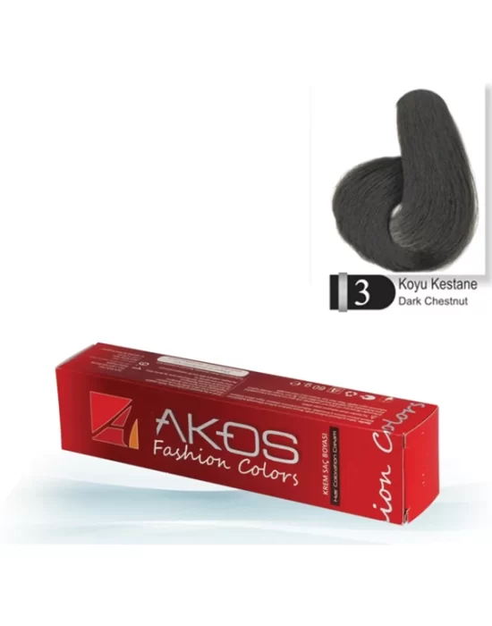 Akos Hair Dye Dark Chestnut 3