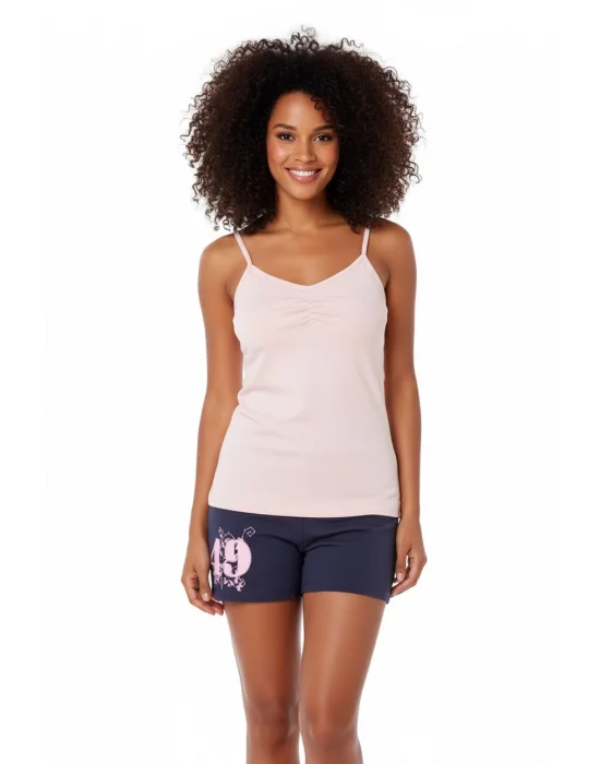 Berrak Baskılı Short Takım 2406