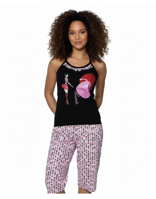 Clear Womens Heart Printed Set 2462