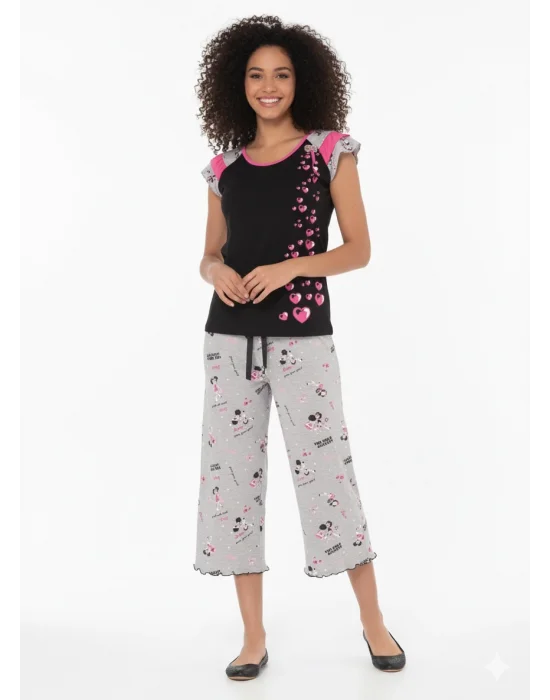 Berrak Womens Capri Pajama Set 5131