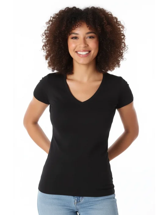 Berrak Bayan Kısa V Yaka 2132