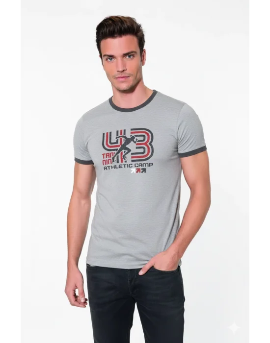 Berrak Erkek 43 Baskılı T-Shirt 1038