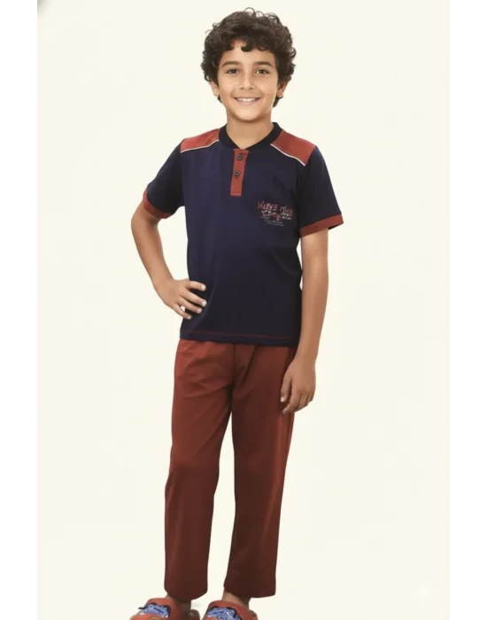 Berrak Erkek Çocuk Kısa Kollu Pijama Takım 361