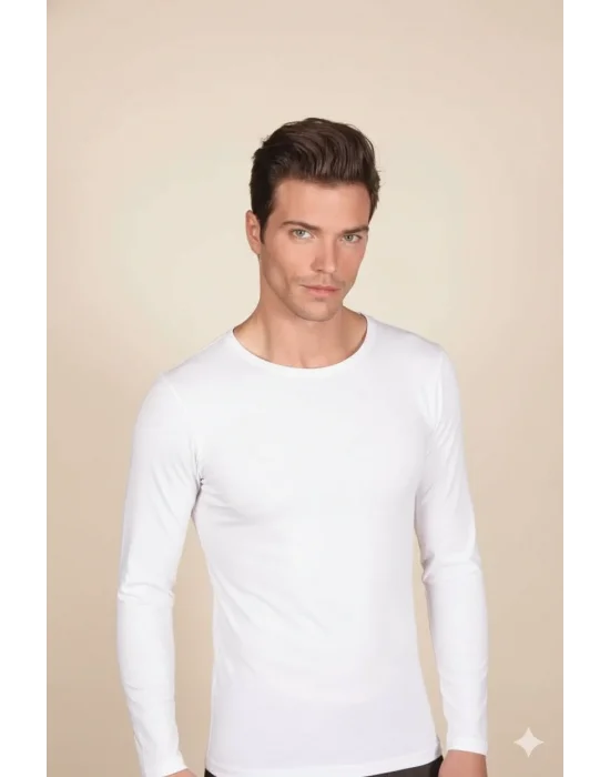 Berrak Erkek Likralı Süprem Uzun Kol Bisiklet Yaka Badi 1025