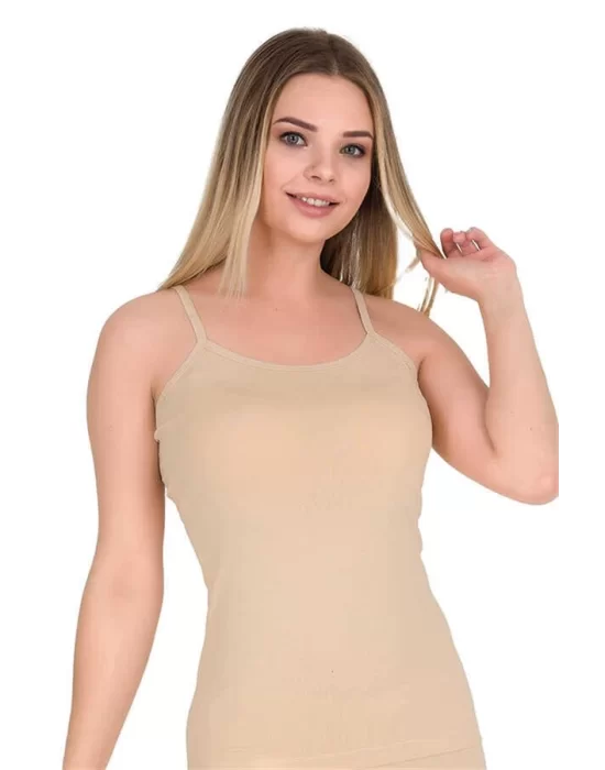 Clear Lycra String Strap Tank Top 2128