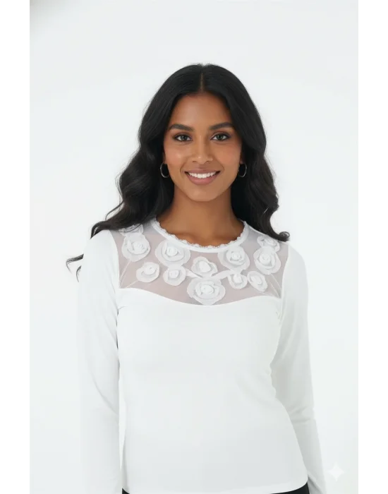 Berrak Uzun Kollu Bluz 2635