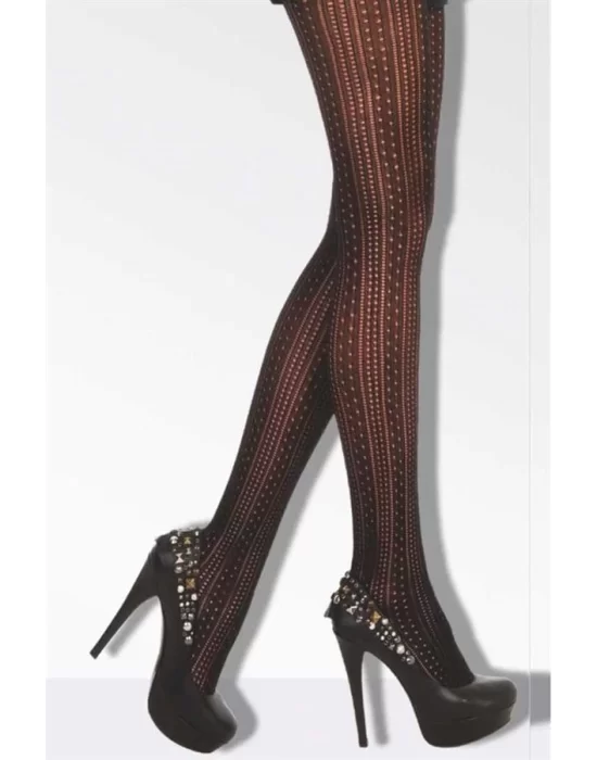 Daymod Women Marry Micro File Patterned Tights