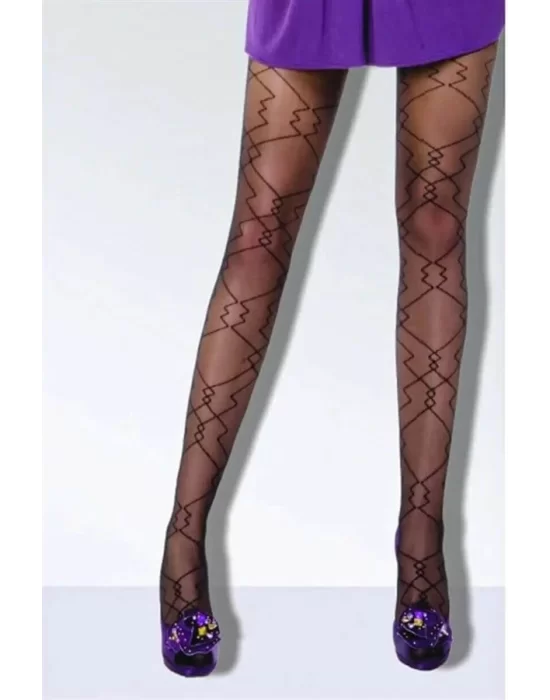 Daymod Womens Regina Patterned Tights