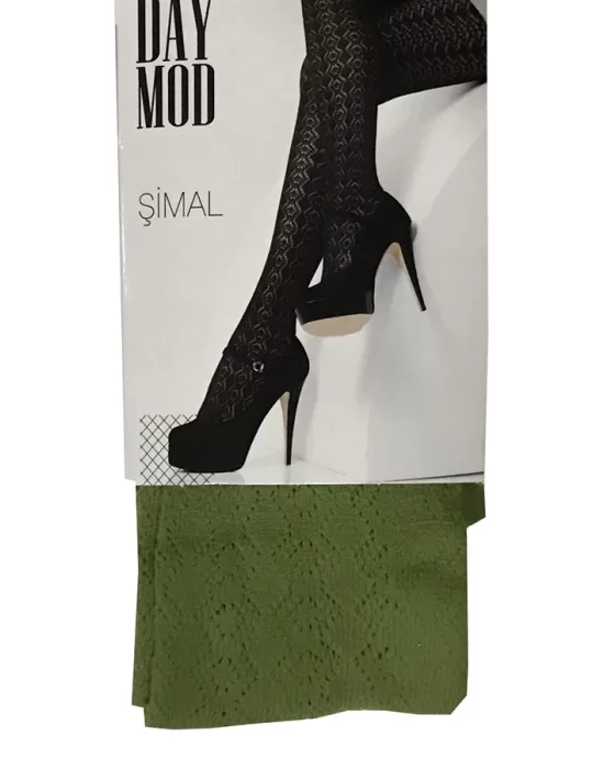 Daymod Womens Northern Micro Fishnet Patterned Tights