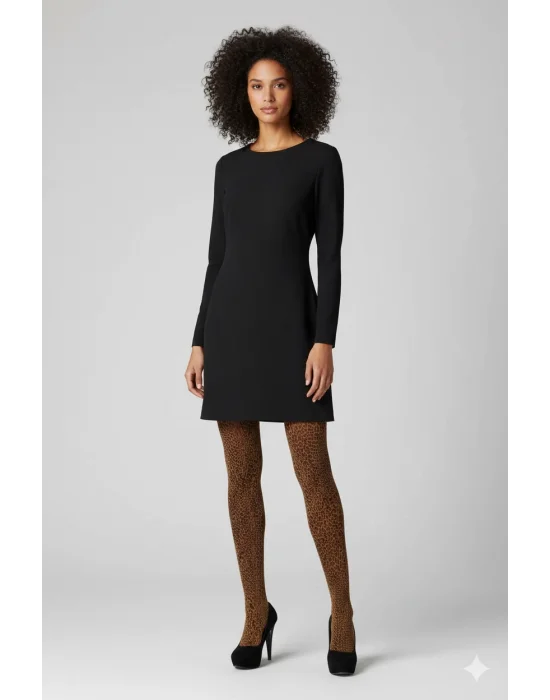 Daymod Leopar Kadın Külotlu Çorap